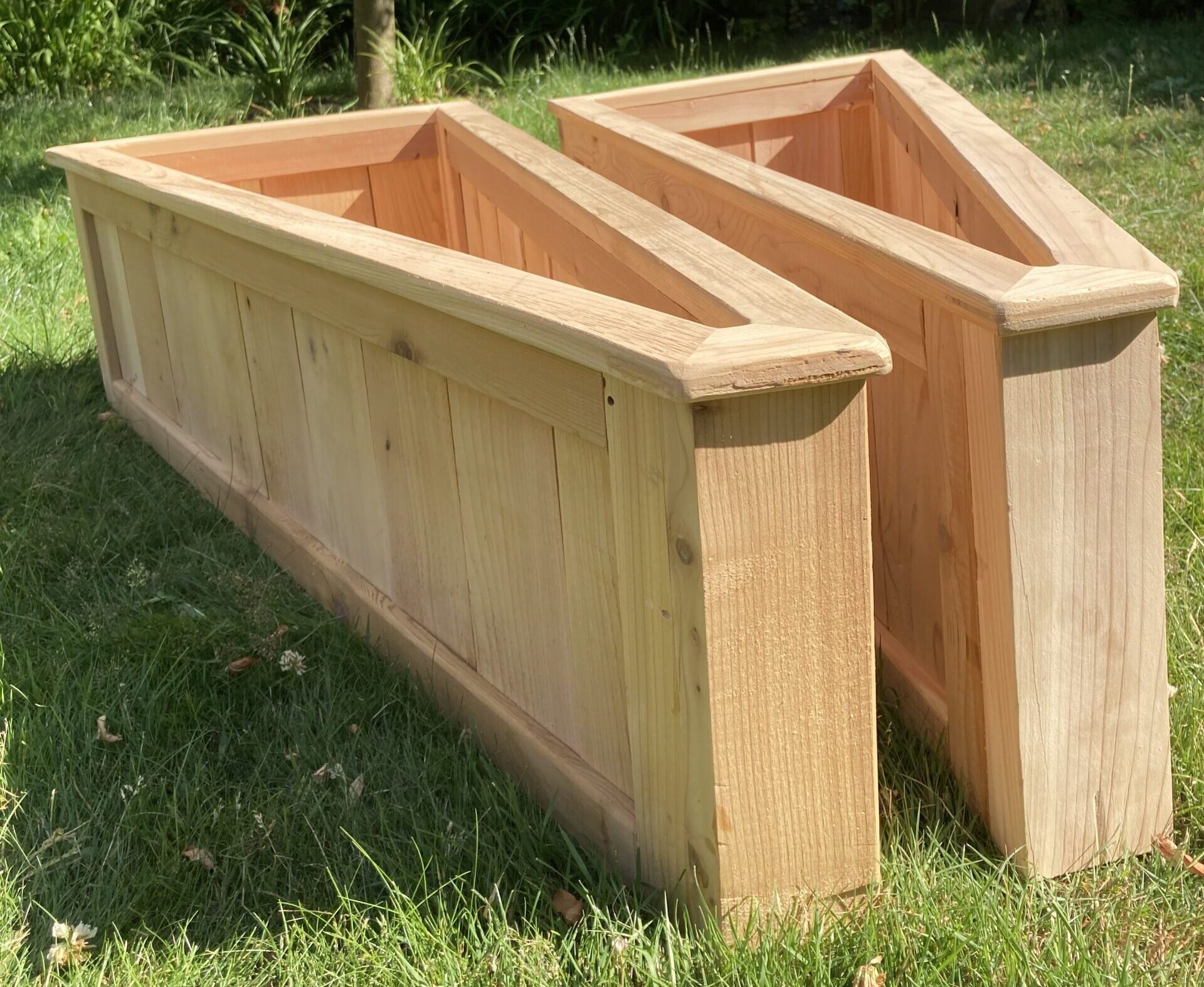 Pair of planter boxes
