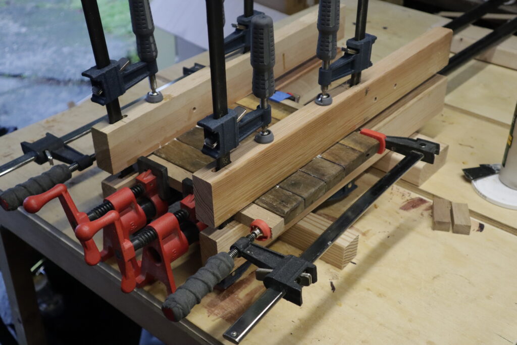 The glue-up.
